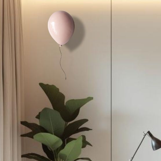Ballet Pink Glossy Ceramic Balloon Sculpture
