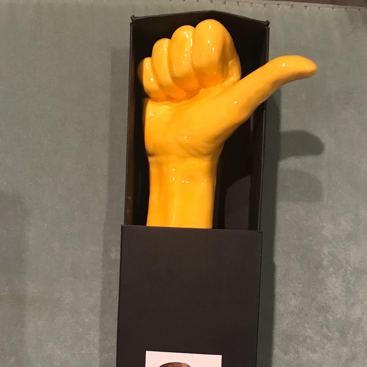 Yellow Ceramic Thumbs Up
