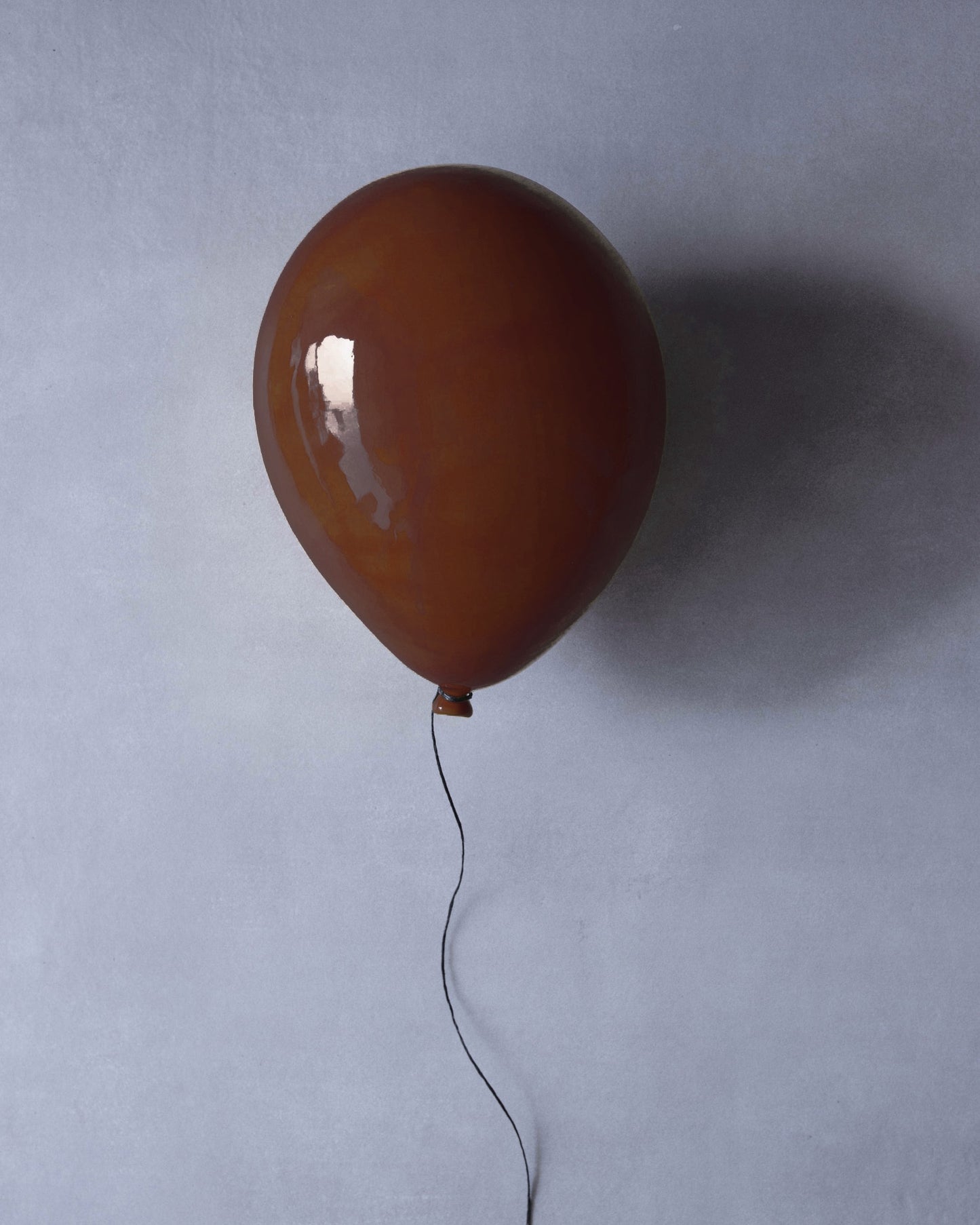 Set of 4 Balloon Sculptures - Merlot, Metallic Beige, Brown & Green
