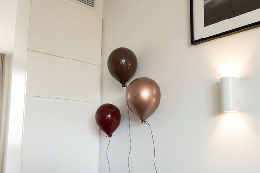 Gold Metallic Ceramic Balloon Sculpture