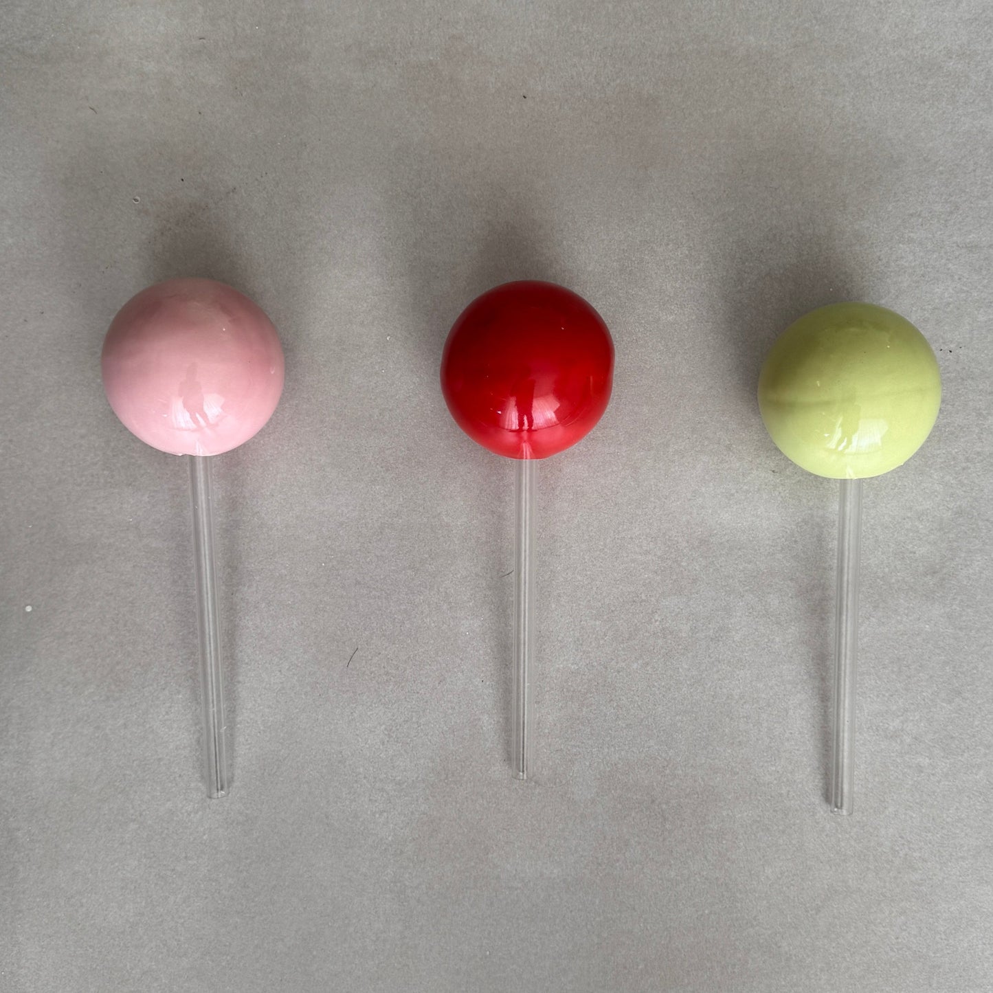 Pink Ceramic Lollipop