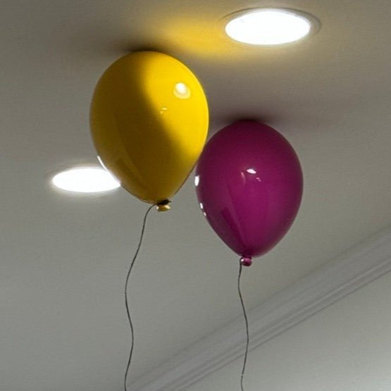 Ceiling Balloon Sculptures duo