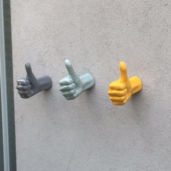 Yellow Ceramic Thumbs Up