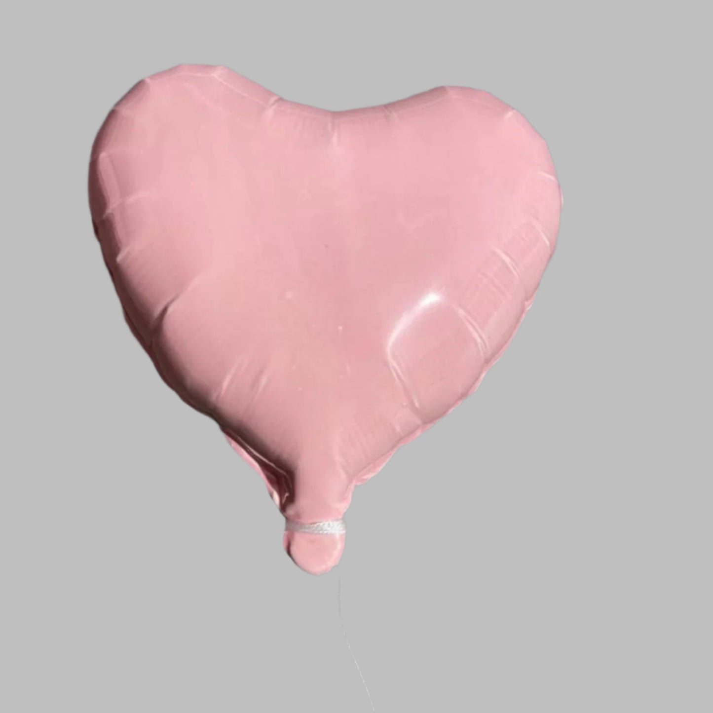 Ballet Pink Glossy Ceramic Heart Balloon Sculpture
