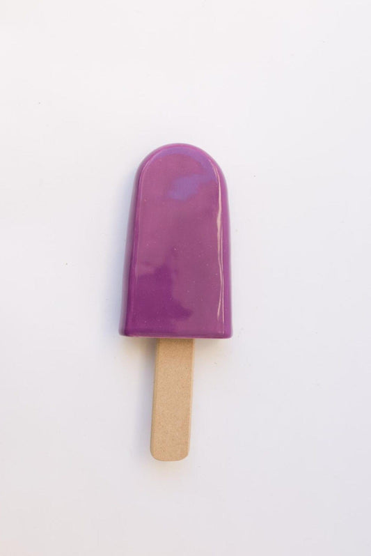 Purple Ceramic Ice Pop Sculpture assorted colors