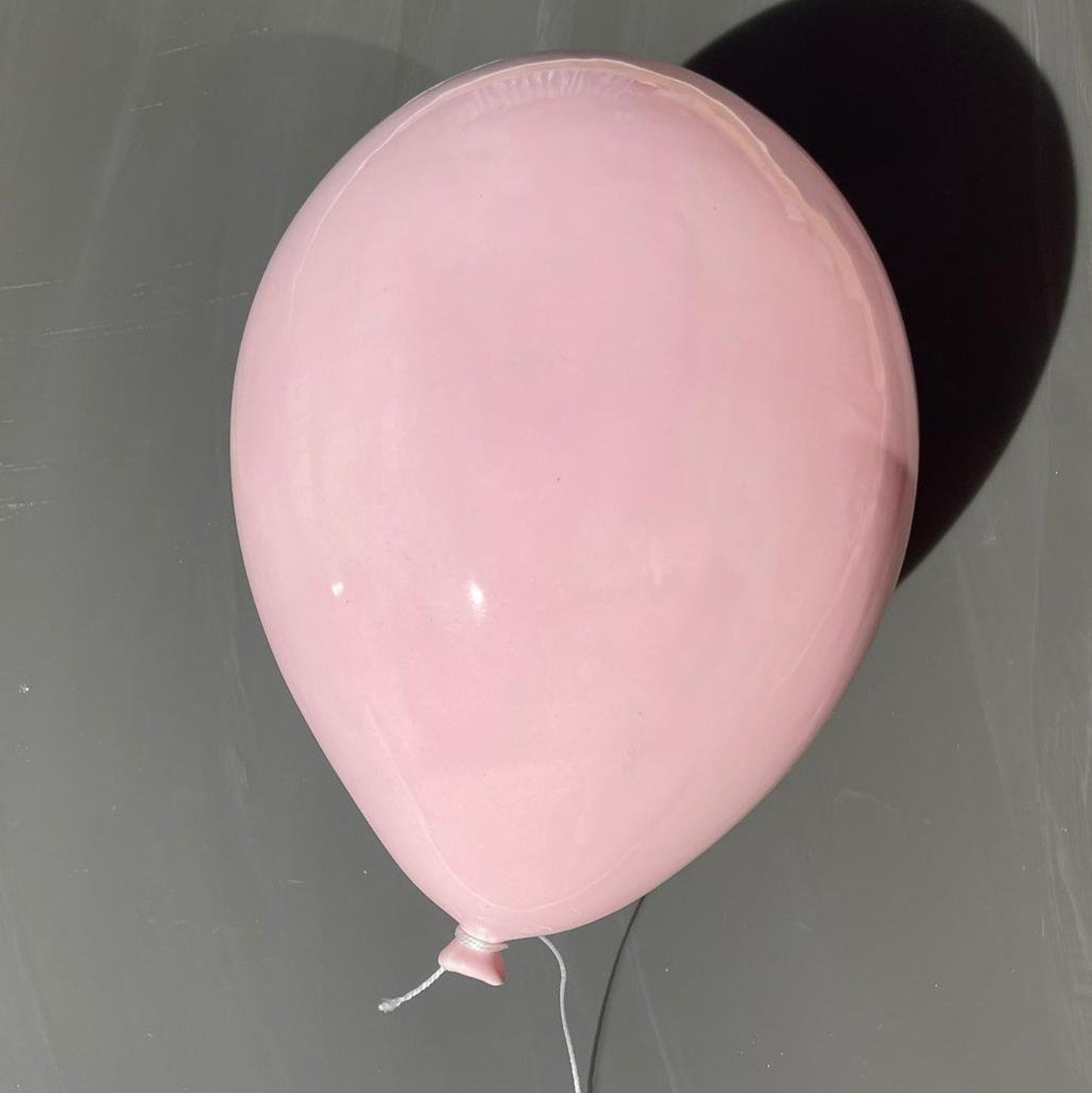 Ballet Pink Glossy Ceramic Balloon Sculpture