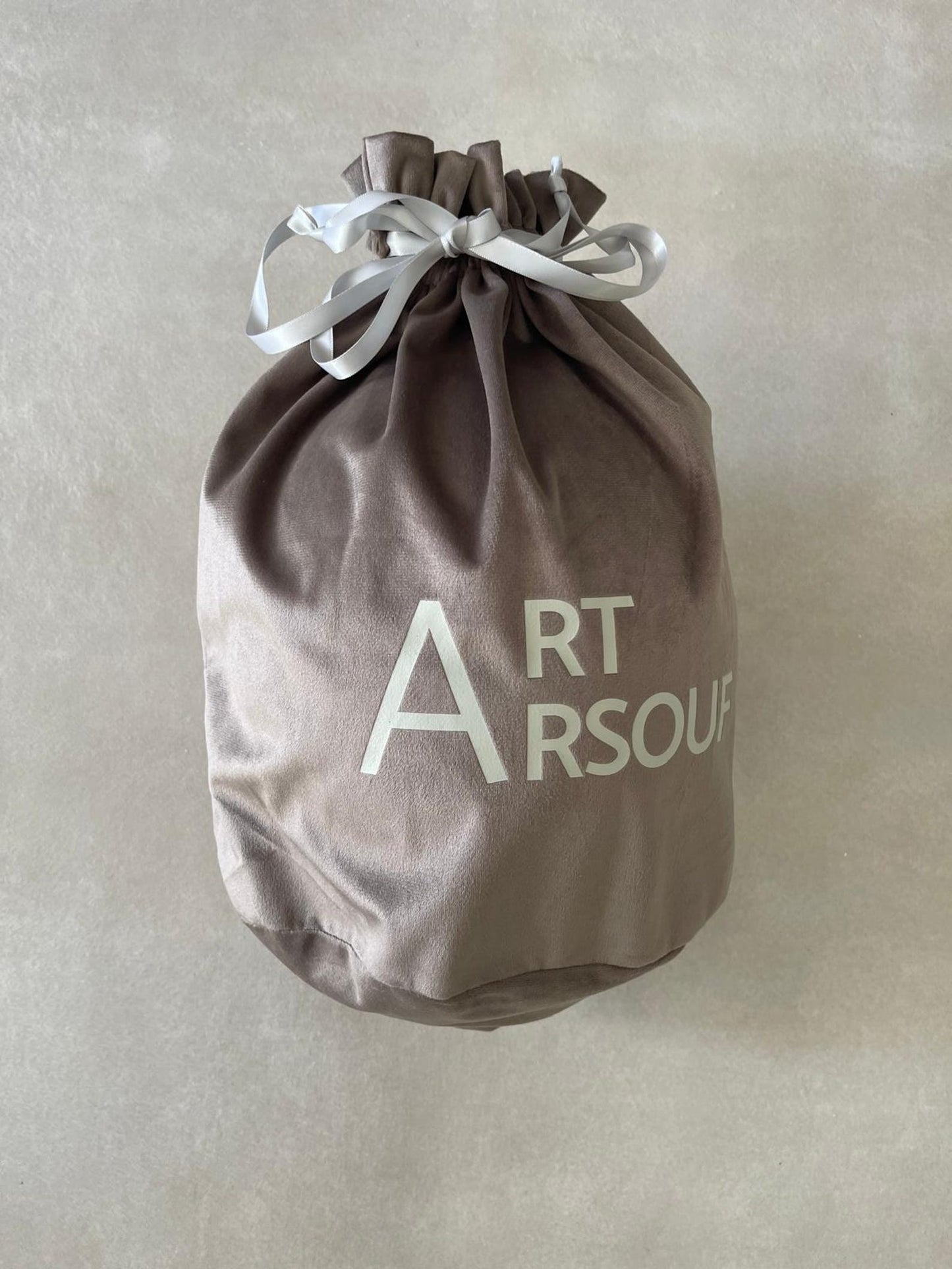 Orange Glossy Ceramic Balloon Sculpture