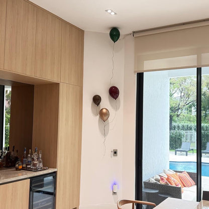 Magenta Ceramic Balloon Sculpture