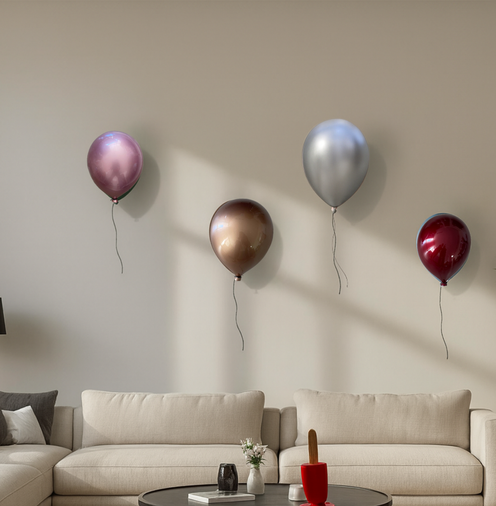 Bronze Ceramic Balloon Sculpture