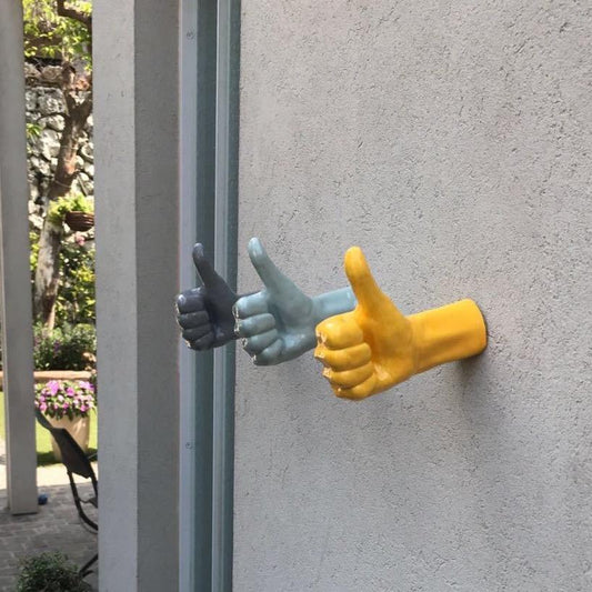 Yellow Ceramic Thumbs Up