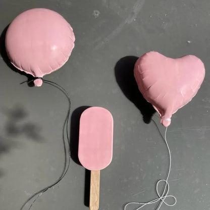 Pink Heart Balloon Sculpture