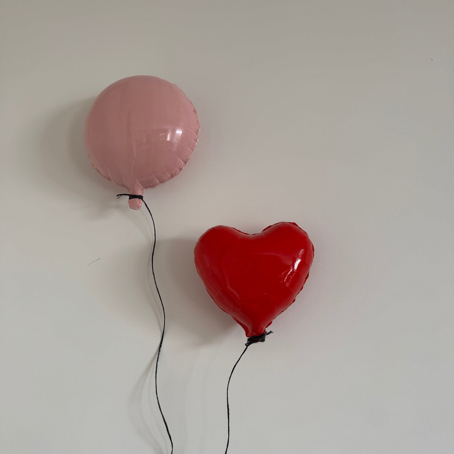 Pink Heart Balloon Sculpture