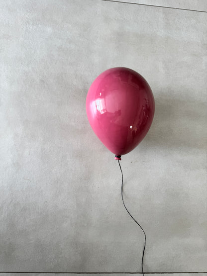 Rosey Glossy Ceramic Balloon Sculpture