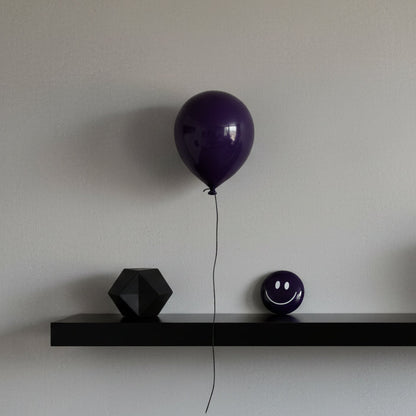 Purple Ceramic Balloon Sculpture