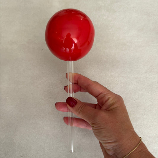 Red Ceramic Lollipop