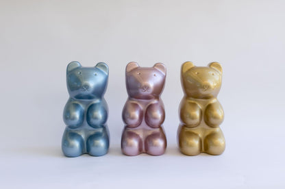 Metallic Gold Bear Sculpture