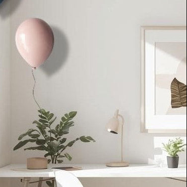 Ballet Pink Glossy Ceramic Balloon Sculpture