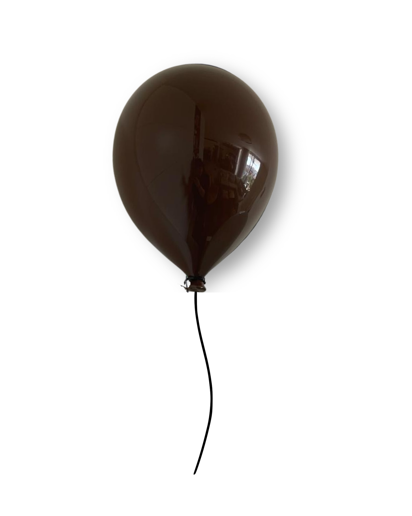 Set of 3 Balloon Sculptures - Merlot, Metallic Beige & Latte Brown