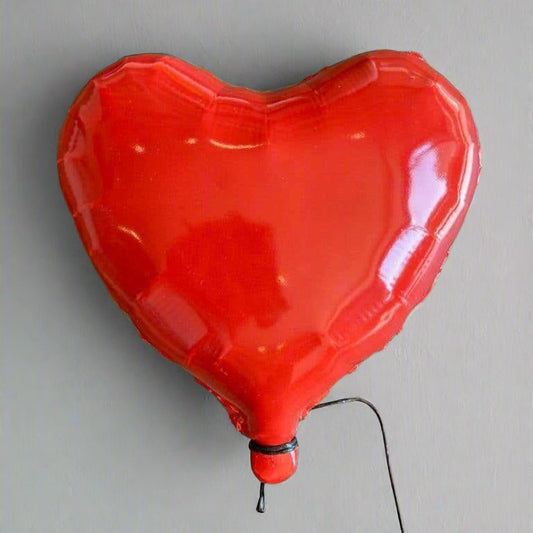 Ballet Pink Heart Balloon Sculpture