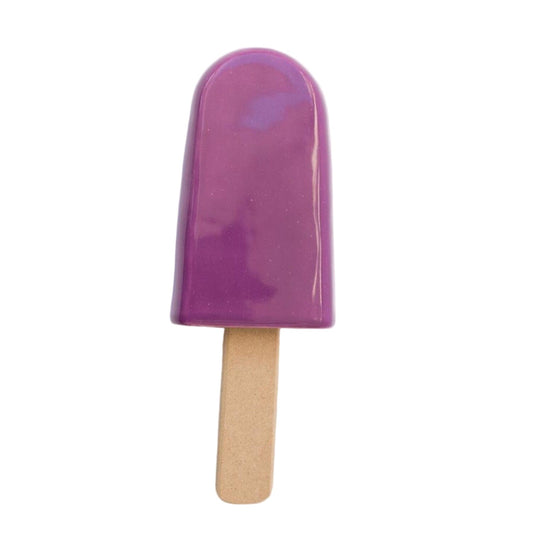 Purple Ceramic Popsicle Sculpture assorted colors