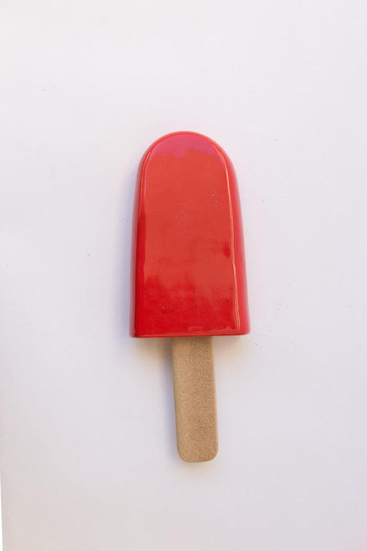 Set of 3 Ceramic Ice Pop Sculptures