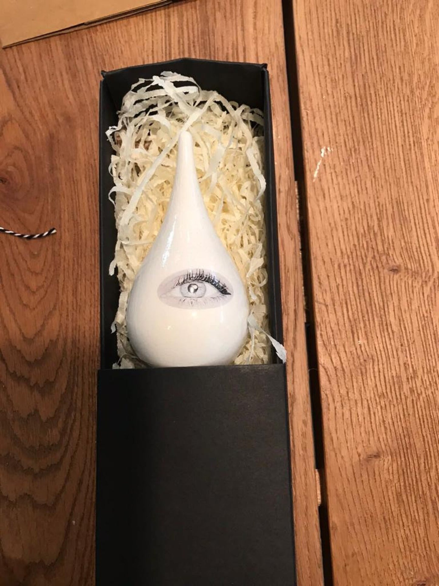 Ceramic Good Eye Drop Sculpture