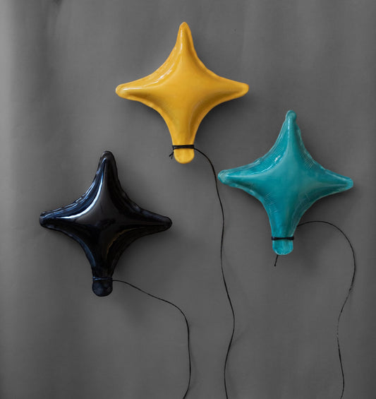 Set of 3 Starburst Balloon Sculptures