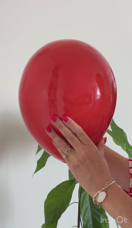Magenta Ceramic Balloon Sculpture