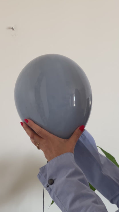 Sky Blue Glossy Ceramic Balloon Sculpture